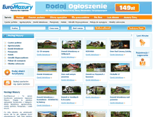 Tablet Screenshot of euromazury.pl
