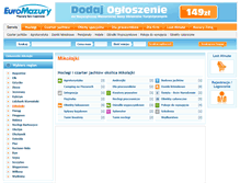 Tablet Screenshot of mikolajki.euromazury.pl